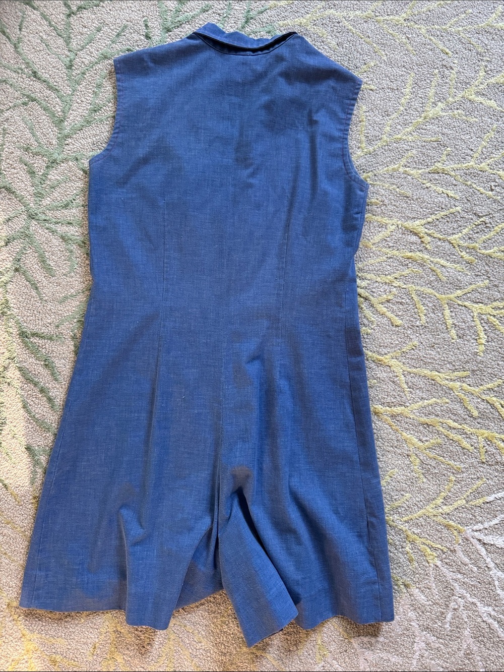 Country Miss zipper cotton vintage romper L - Picture 3 of 5